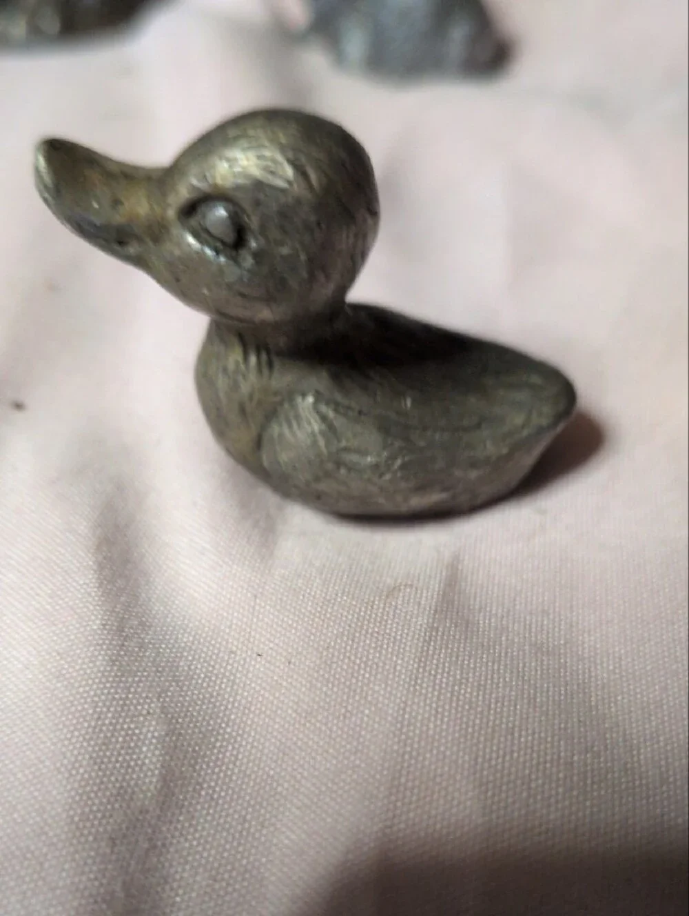 Vintage Metal Miniature Lot - Pewter Brass & Silver Tone Figurines